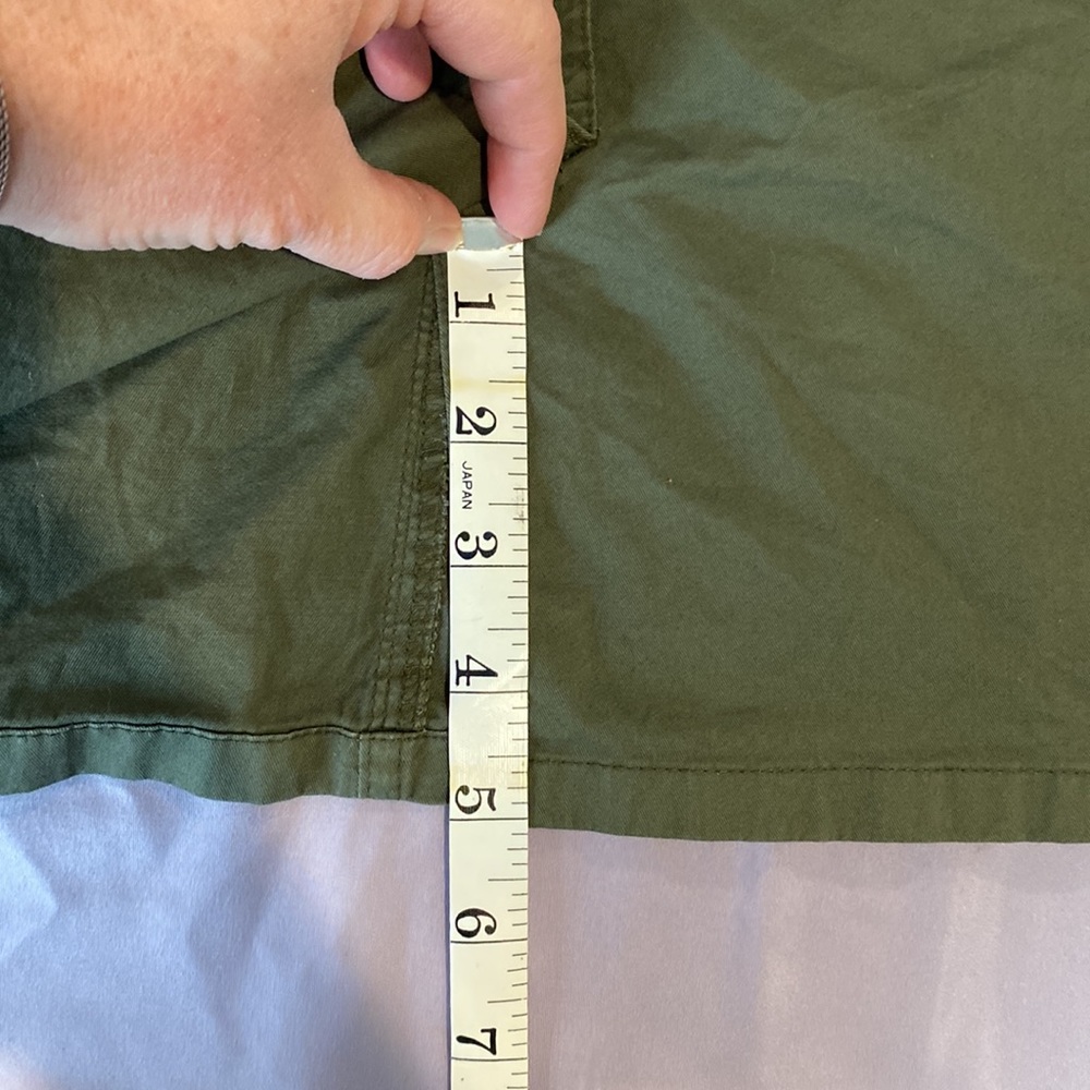 Jaclyn Smith Army Green Skirt With Belt Loops Size Large - Picture 9 of 9